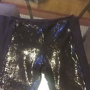 Xhilaration Sequins front panel leggings